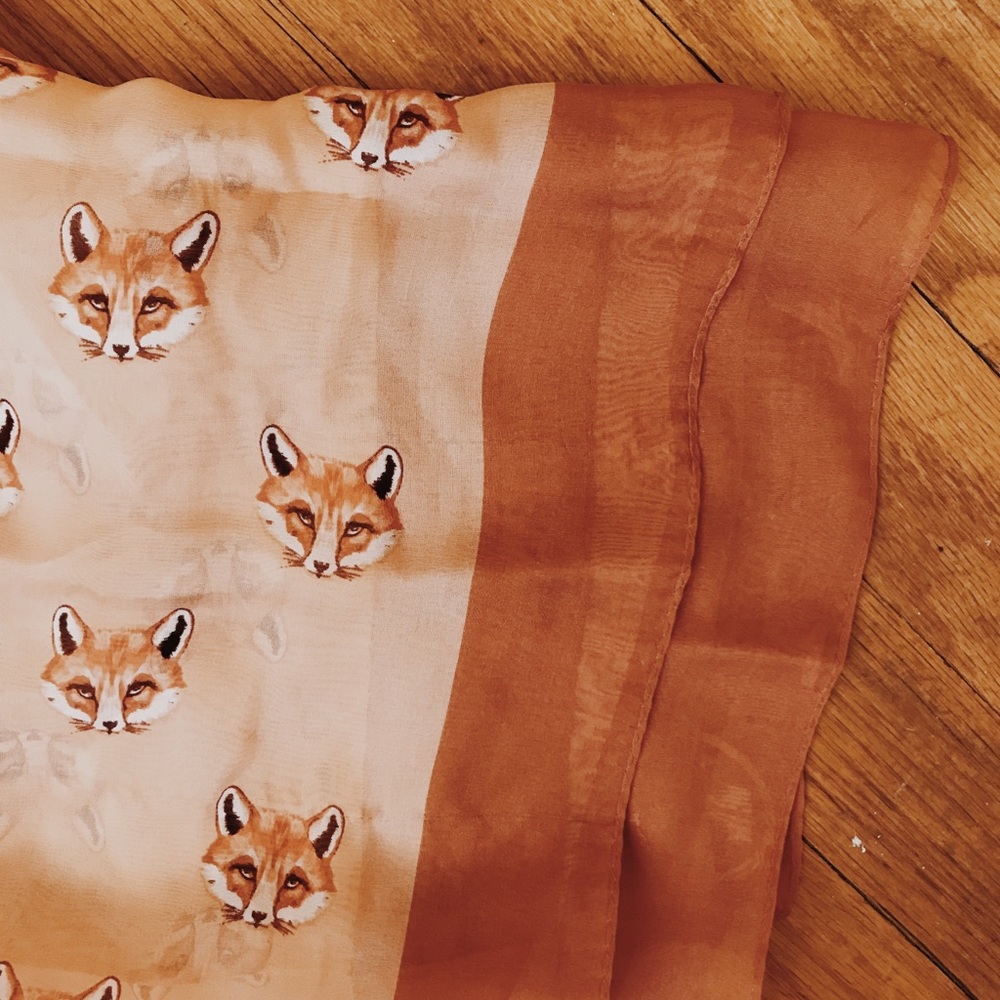 Tory Burch Fox Scarf